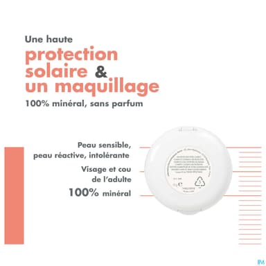 AVENE SOL SPF50+ COMPACT SAB 10G