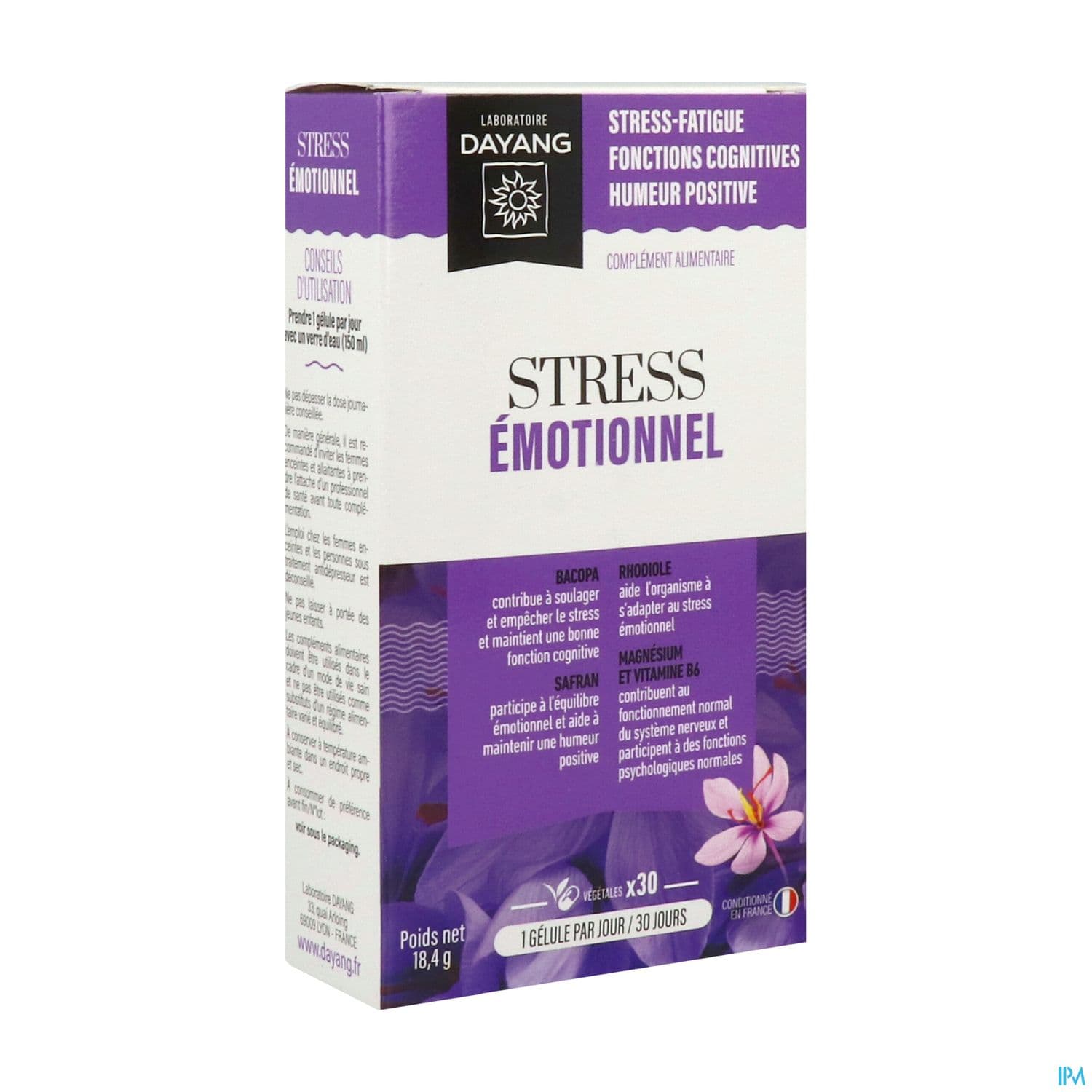 Dayang Stress Emotionnel Gelule 30