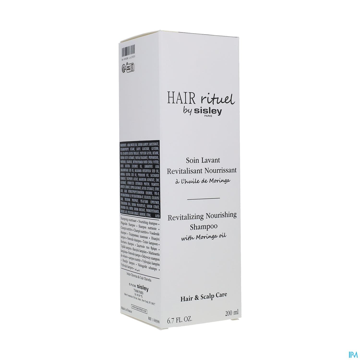 Sisley Hair Rituel Soin Lavant Revitalisant Nourrissant 200ml