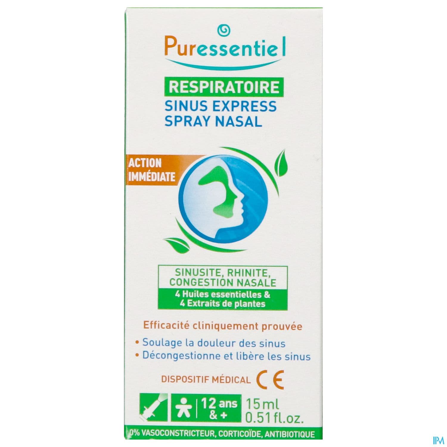 PURESSENTIEL SINUS EXPRESS SPR15ML