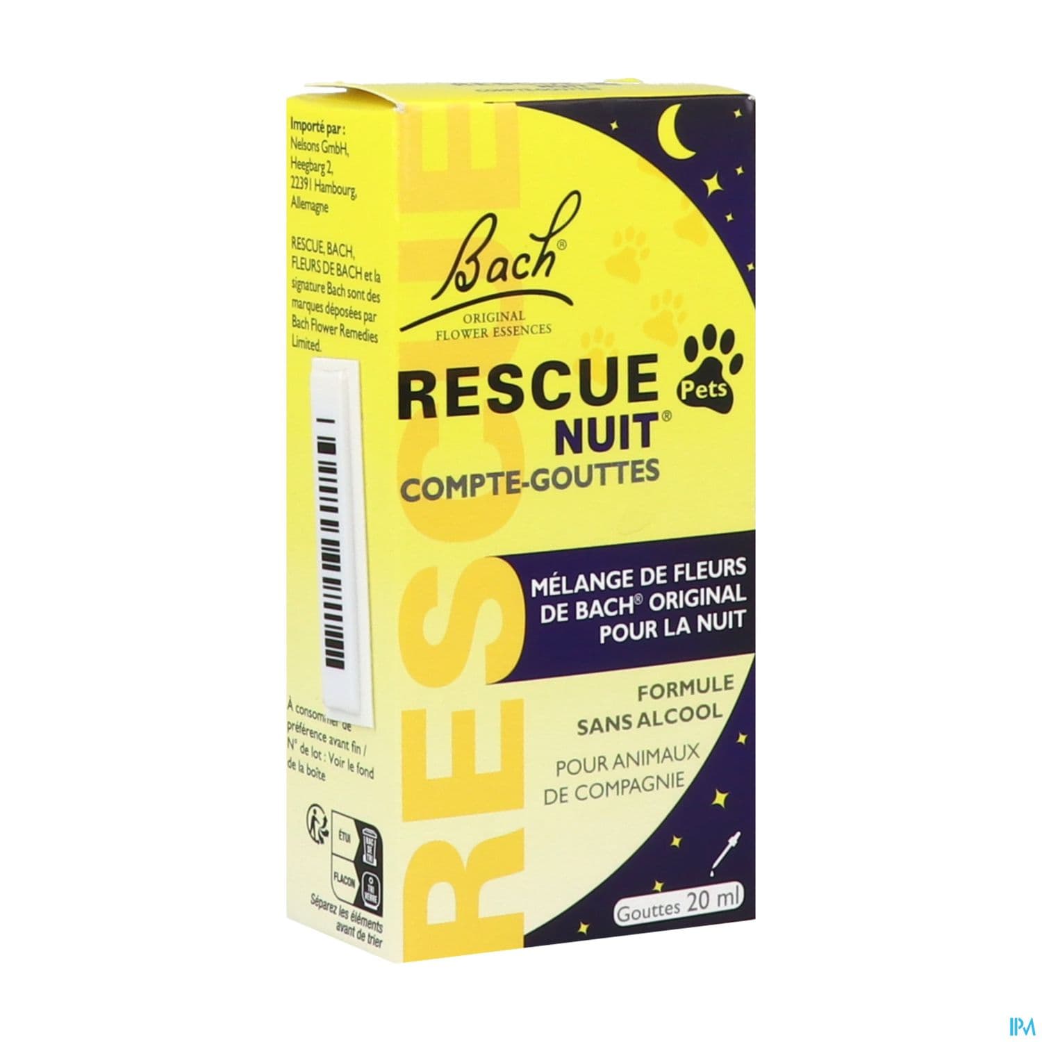 RESCUE BACH ORIG NUIT PETS GTT20ML