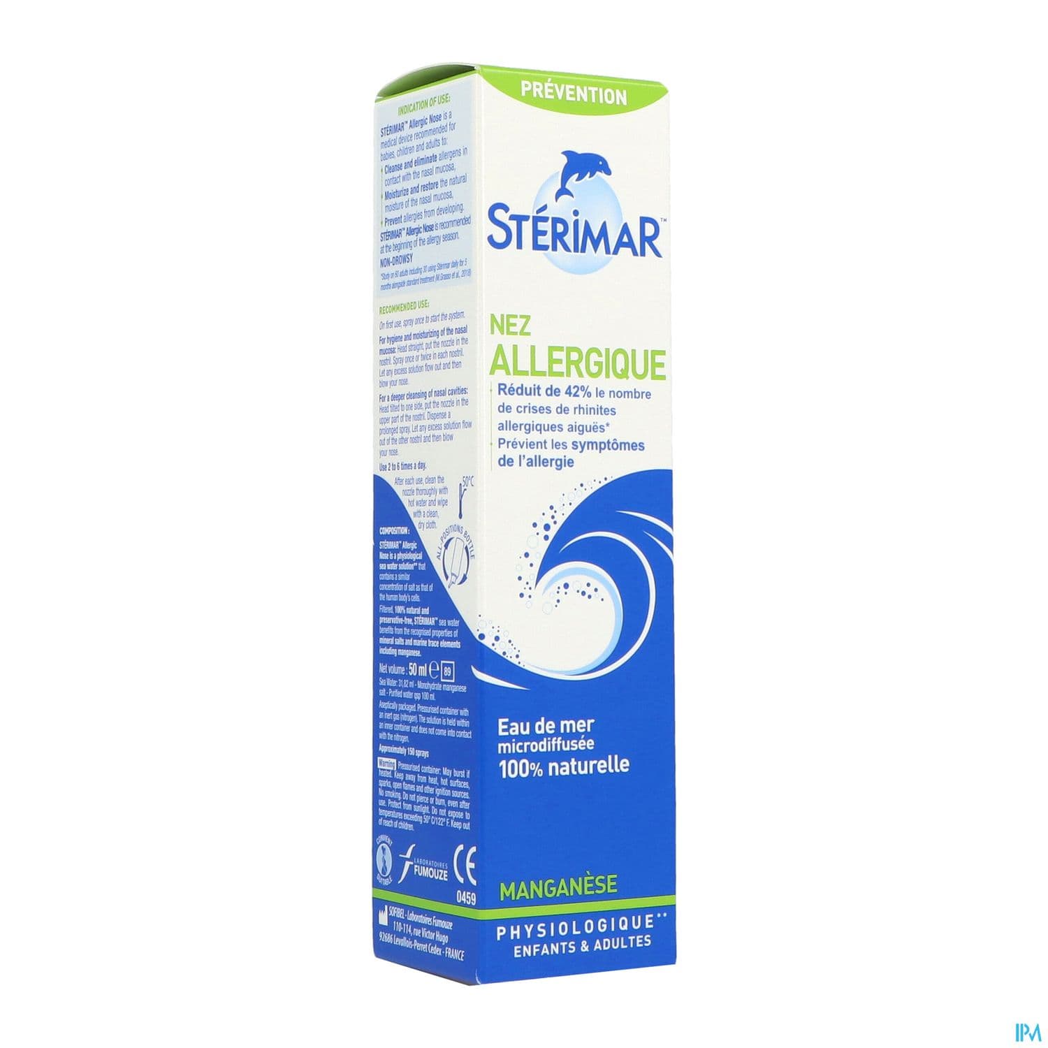 Sterimar Manganese Nez Allergique Sol Nasale 50ml