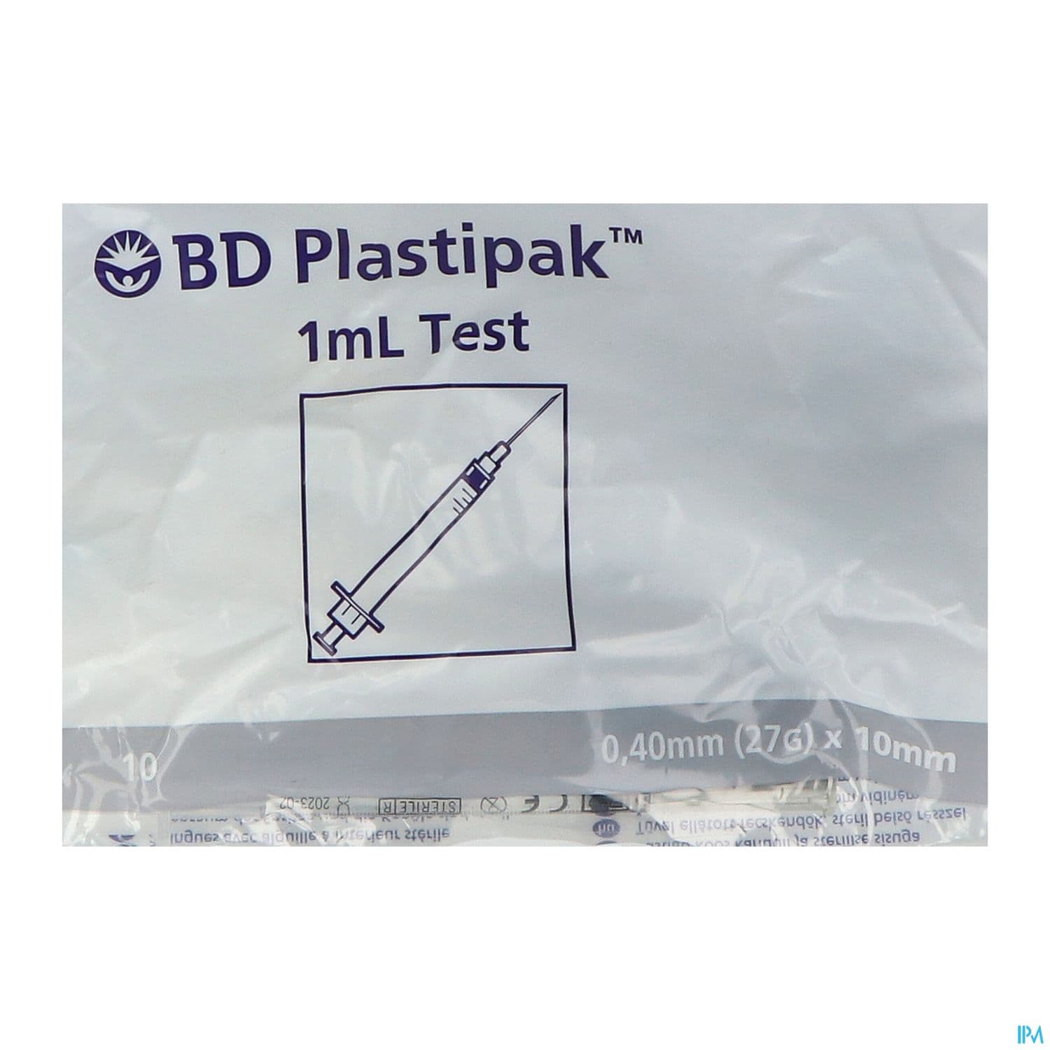 Bd Plastipak Seringue Test 1ml Aig Intraderm 10