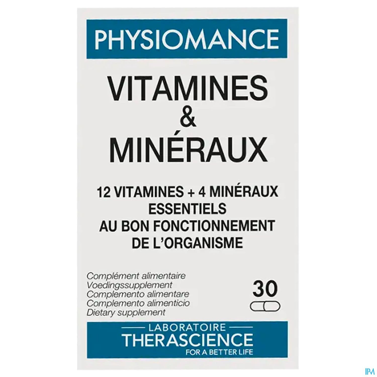 Therascience Physiomance Vitamine Mineraux Gelule 30