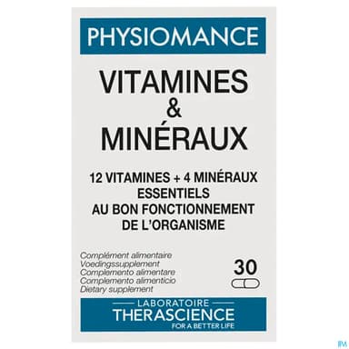 Therascience Physiomance Vitamine Mineraux Gelule 30