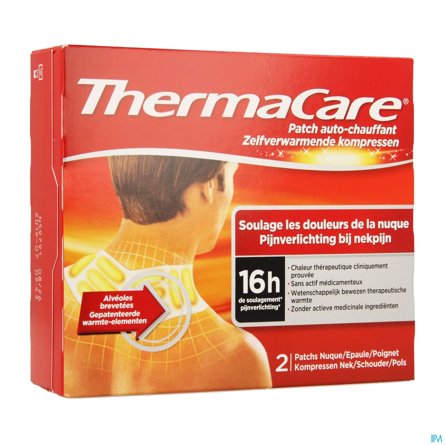 Thermacare Patch Chauffant Nuque Epaule Poignet X2