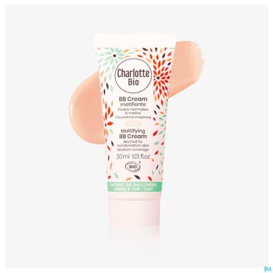 Charlotte Bio Bb Cream Matifiante Light Peaux Mixtes 30ml