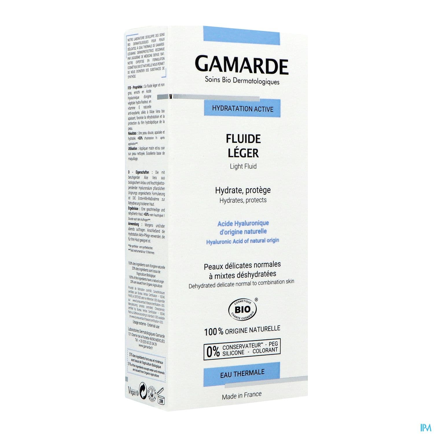 GAMARDE HYDR ACTIVE FLUID LEGER40G — Pharmacie Le pallec