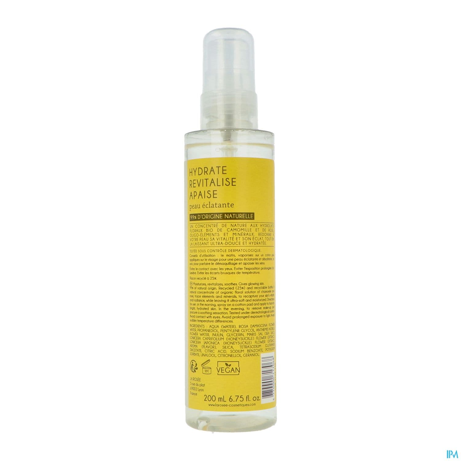 LA ROSEE LOTION TONIQ HYDRAT 200ML
