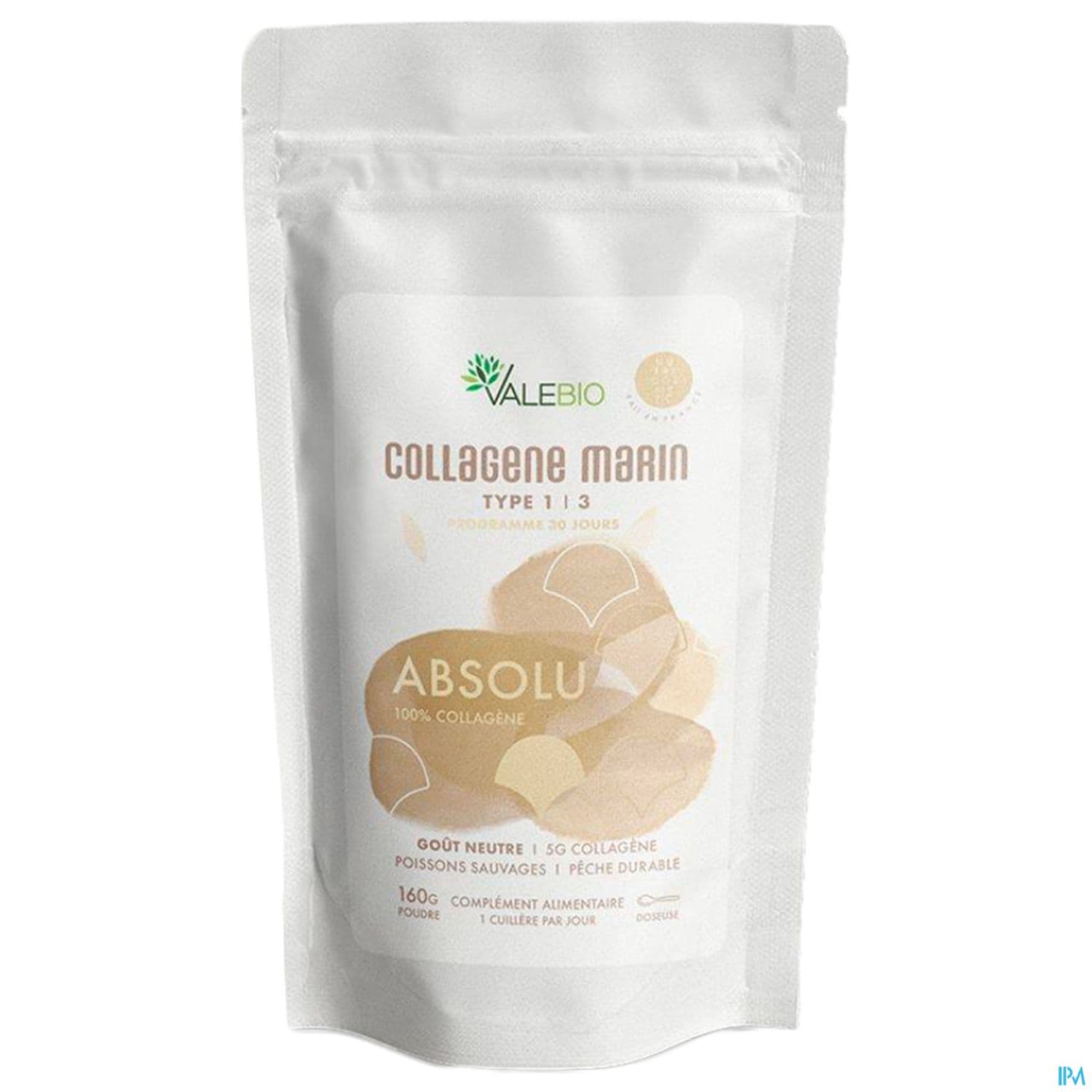 Valebio Nutricosmetique Collagene Marin Absolu Neutre 160g