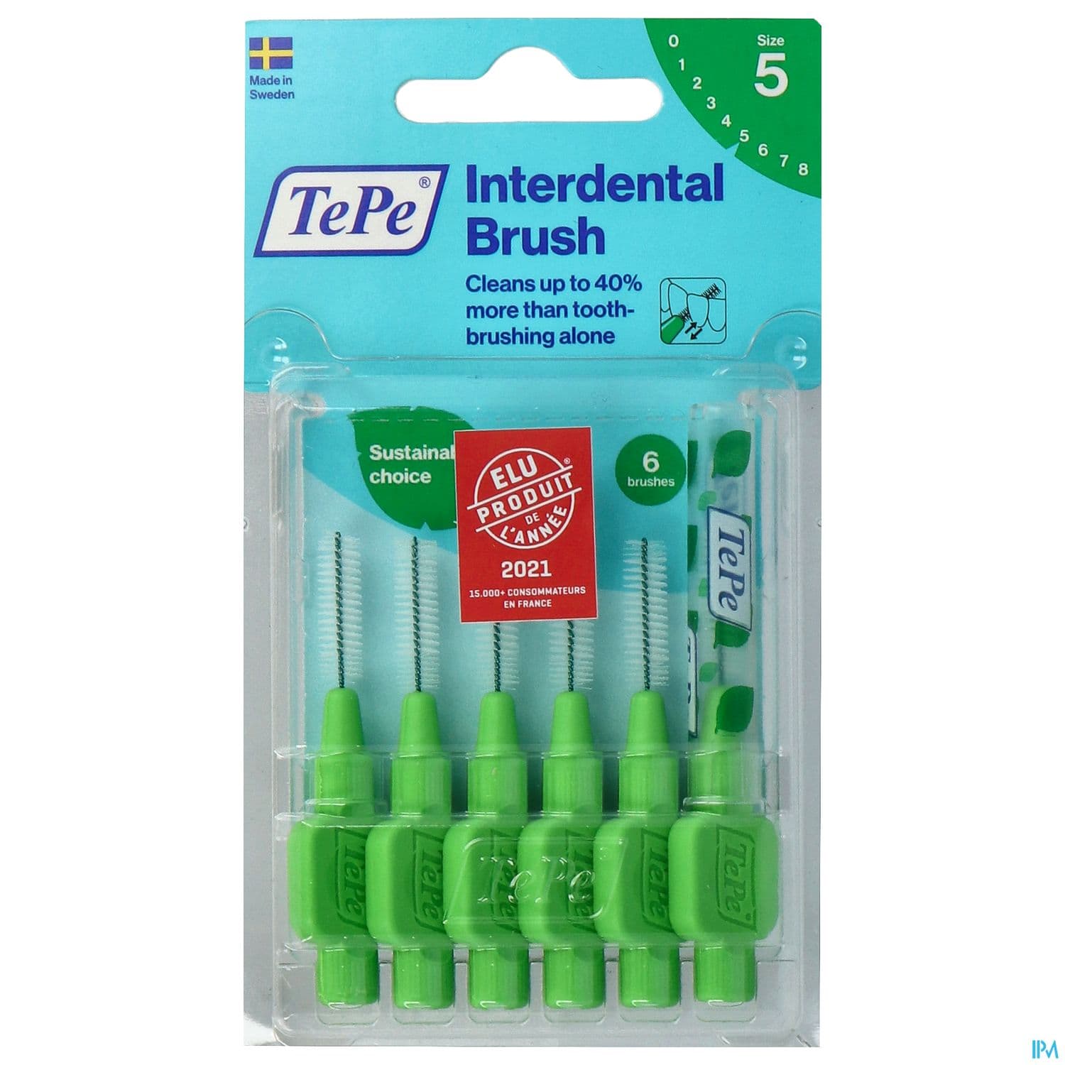 Tepe Brossette Interdentaire Original 0mm8 Vert X6