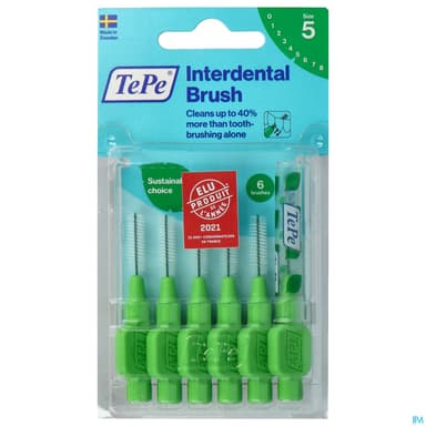 Tepe Brossette Interdentaire Original 0mm8 Vert X6