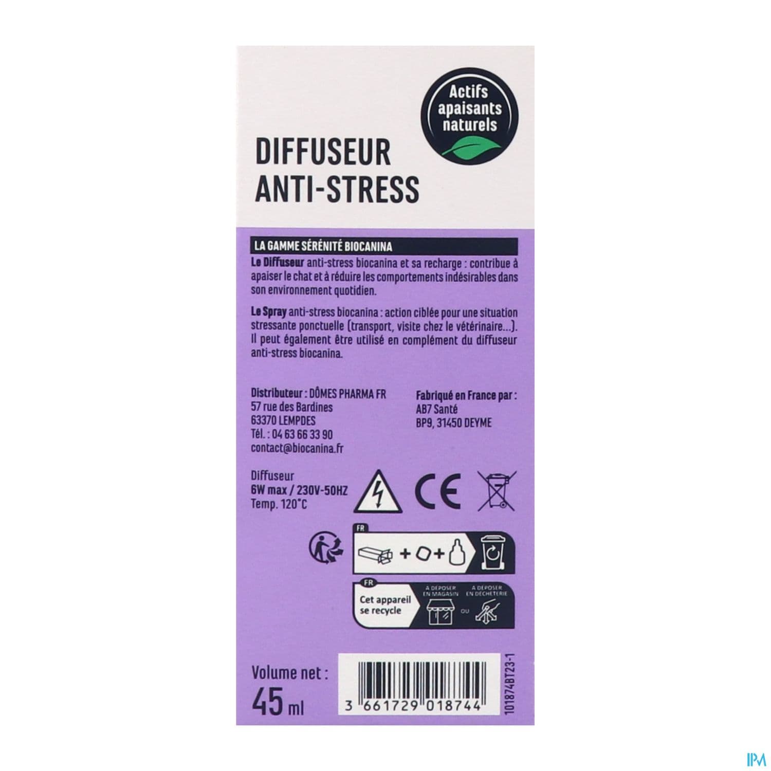 BIOCANINA DIFFUS A/STRESS +RECH