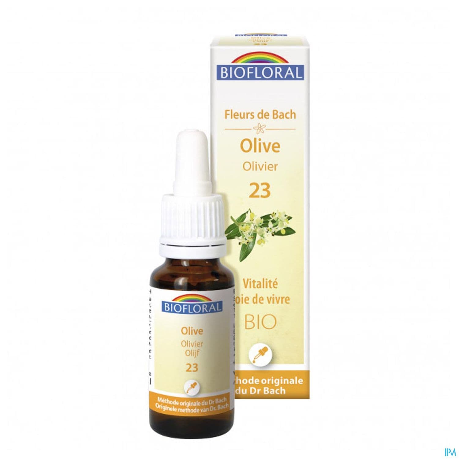 Biofloral 23 Olive. Olivier Compte Gouttes Bio Demeter 20ml