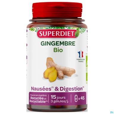 SUPERDIET GINGEMBRE BIO GEL45