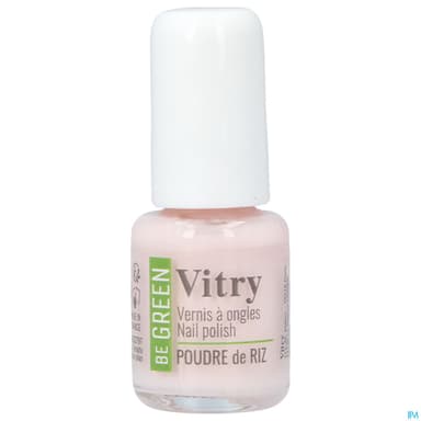 Vitry Be Green Vernis Ongles Poudre De Riz 6ml