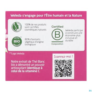 Weleda Rose The Blanc Creme De Jour Lissante Bio 40ml