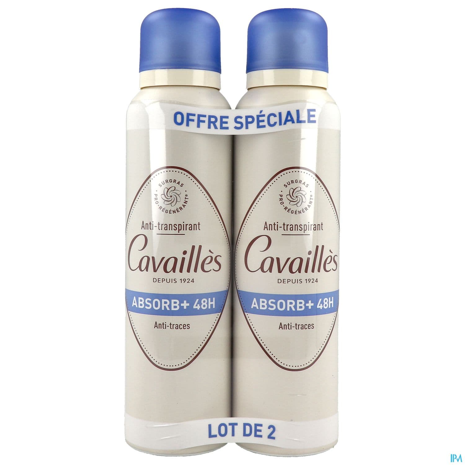 CAVAILLES DEO ABSOR+ 48H SPR150X2