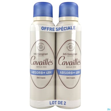 CAVAILLES DEO ABSOR+ 48H SPR150X2