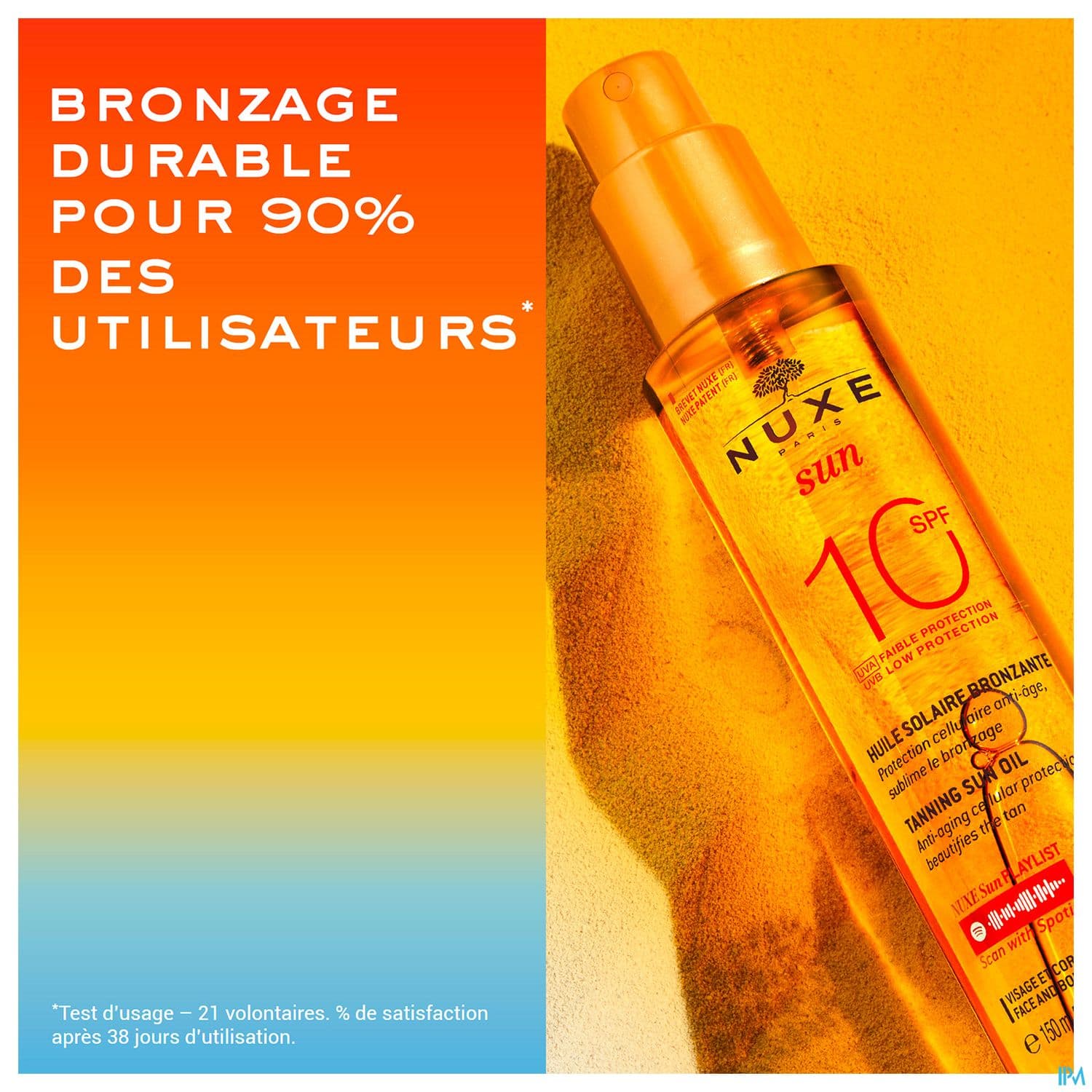 NUXE SUN HLE BRONZ SPF10 150ML