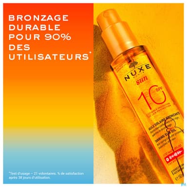 NUXE SUN HLE BRONZ SPF10 150ML