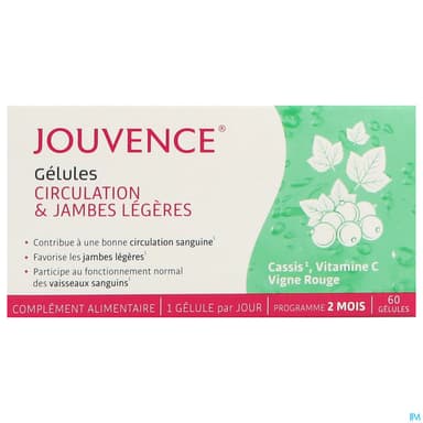 Abbe Soury Jouvence Circulation Gelule 60