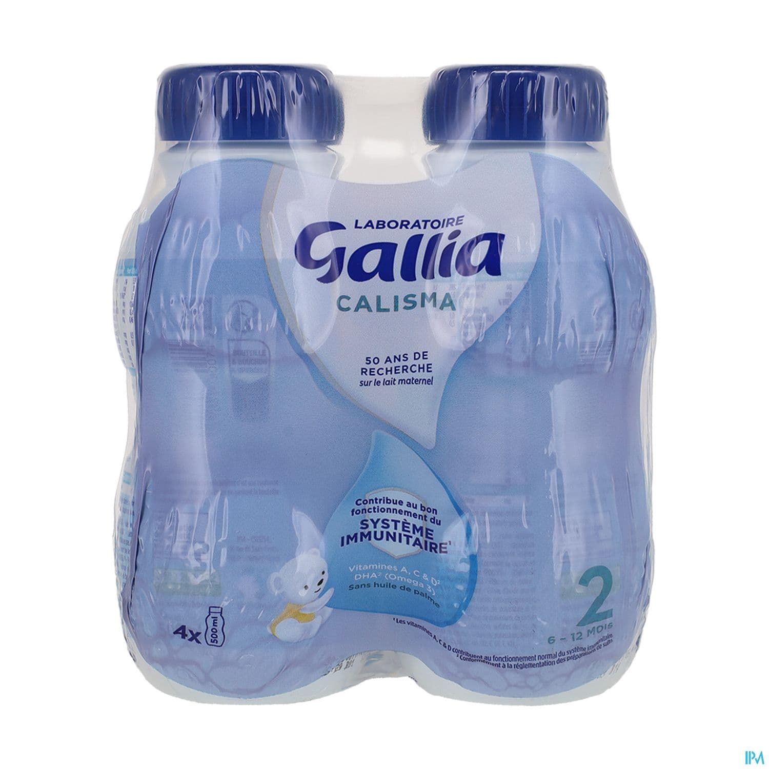 Gallia Calisma 2eme Age 500ml X4
