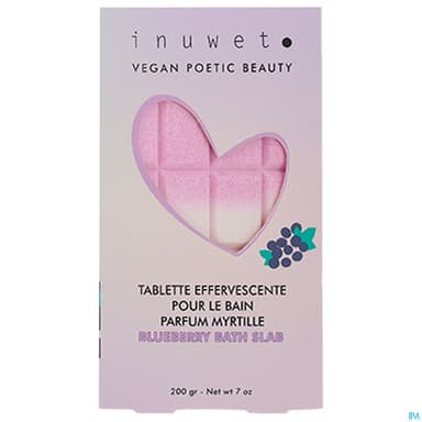 INUWET TABLETTE BAIN MYRTILLE 200G