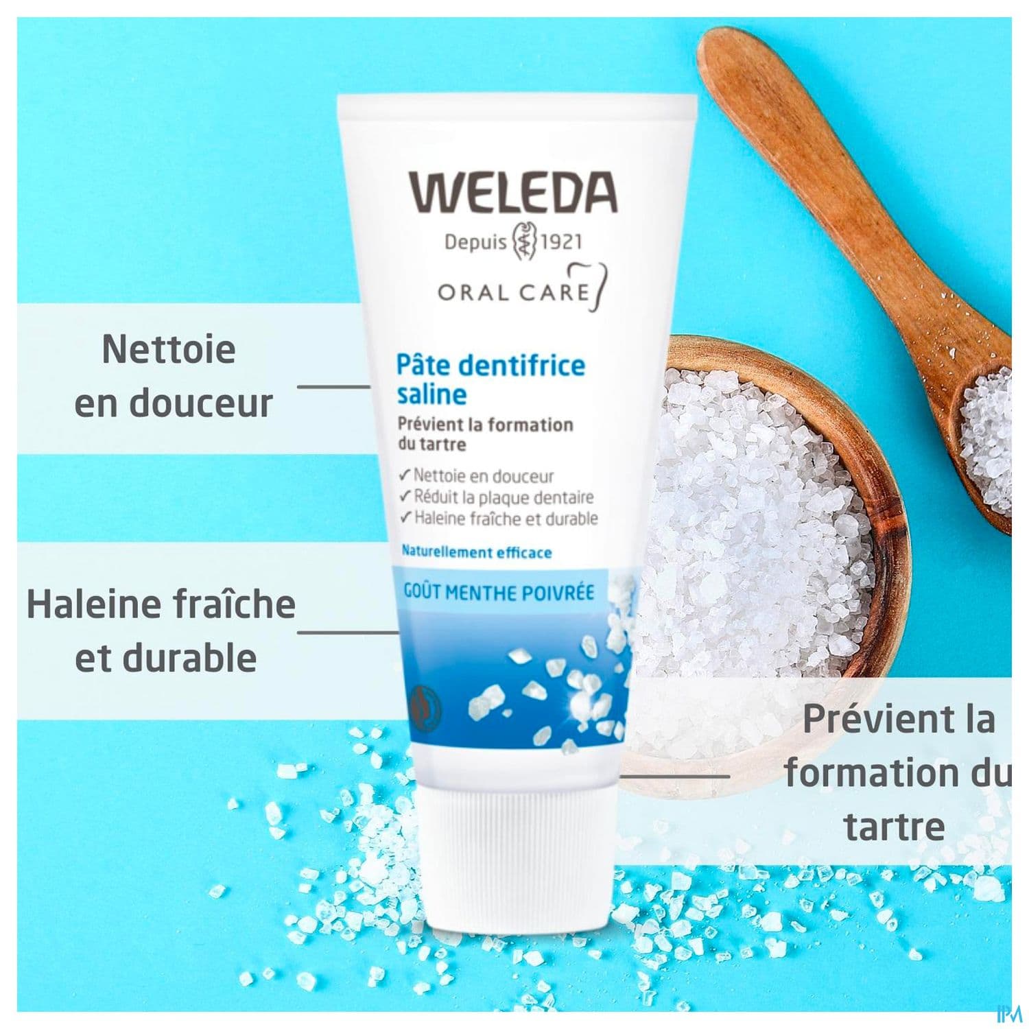 WELEDA PATE DENT SALINE 75ML X2