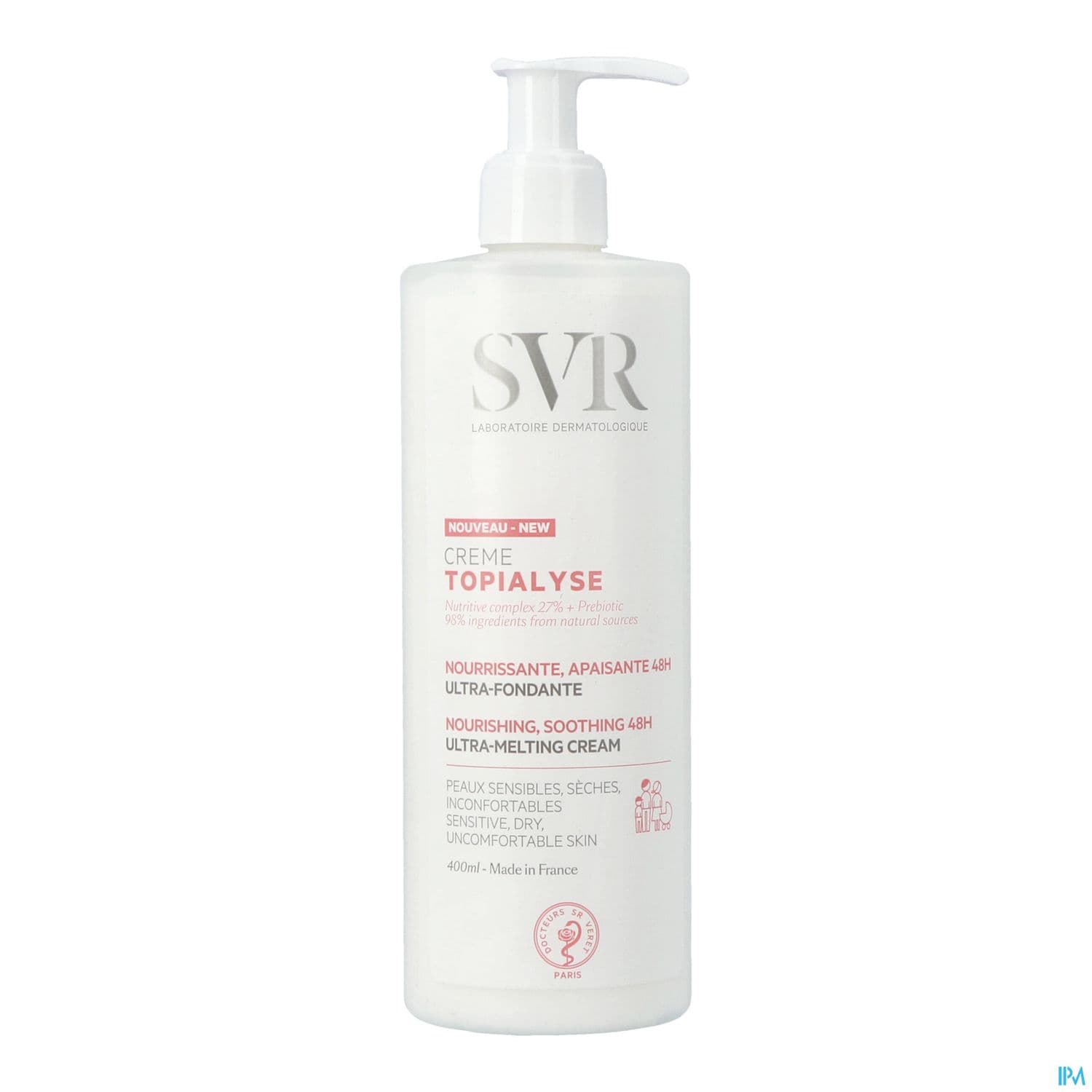 SVR TOPIALYSE CREME 400ML