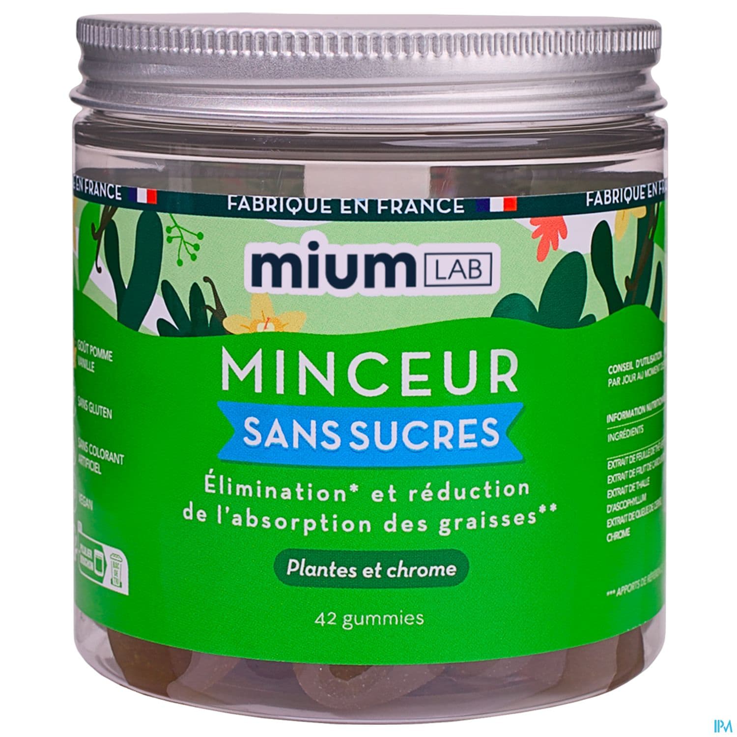 Mium Lab Minceur Sans Sucre Gummies 42