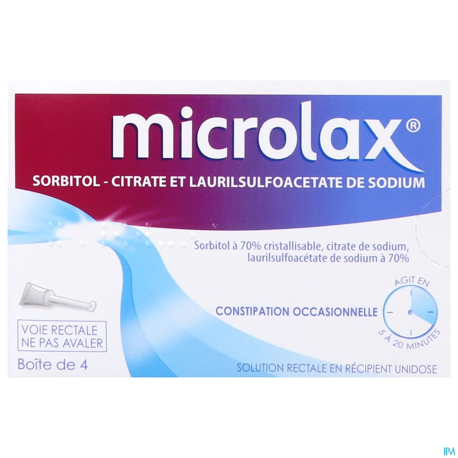 MICROLAX SORB S RECT UNIDOSE 4UNID-CAN/5ML