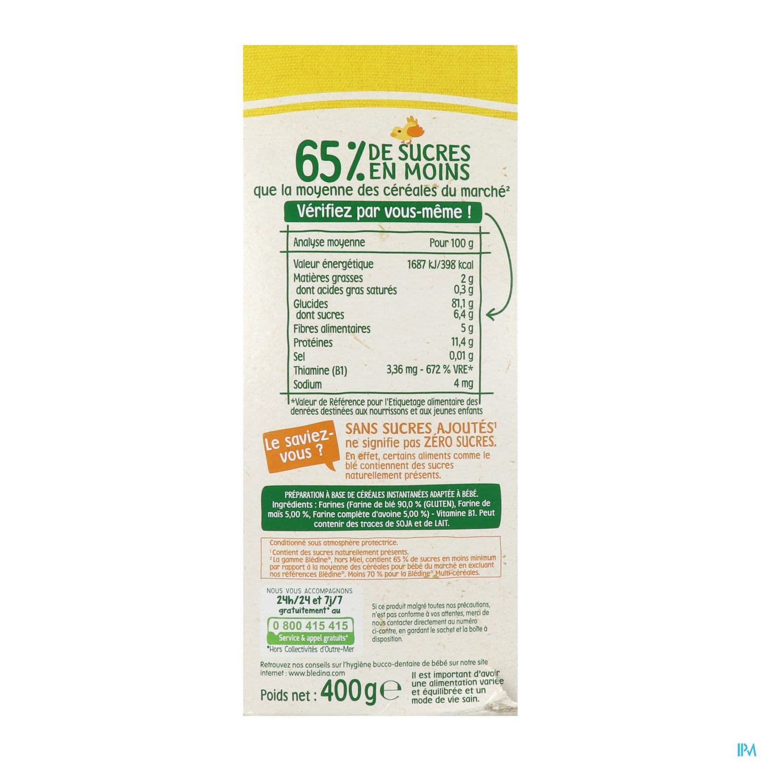 BLEDINE CER MULTICEREALE 400G