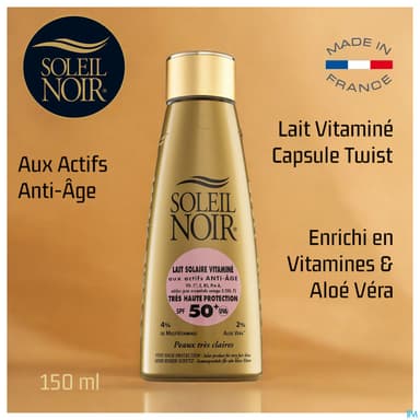 SOLEIL NOIR LAIT SOL VIT SP50+ 150