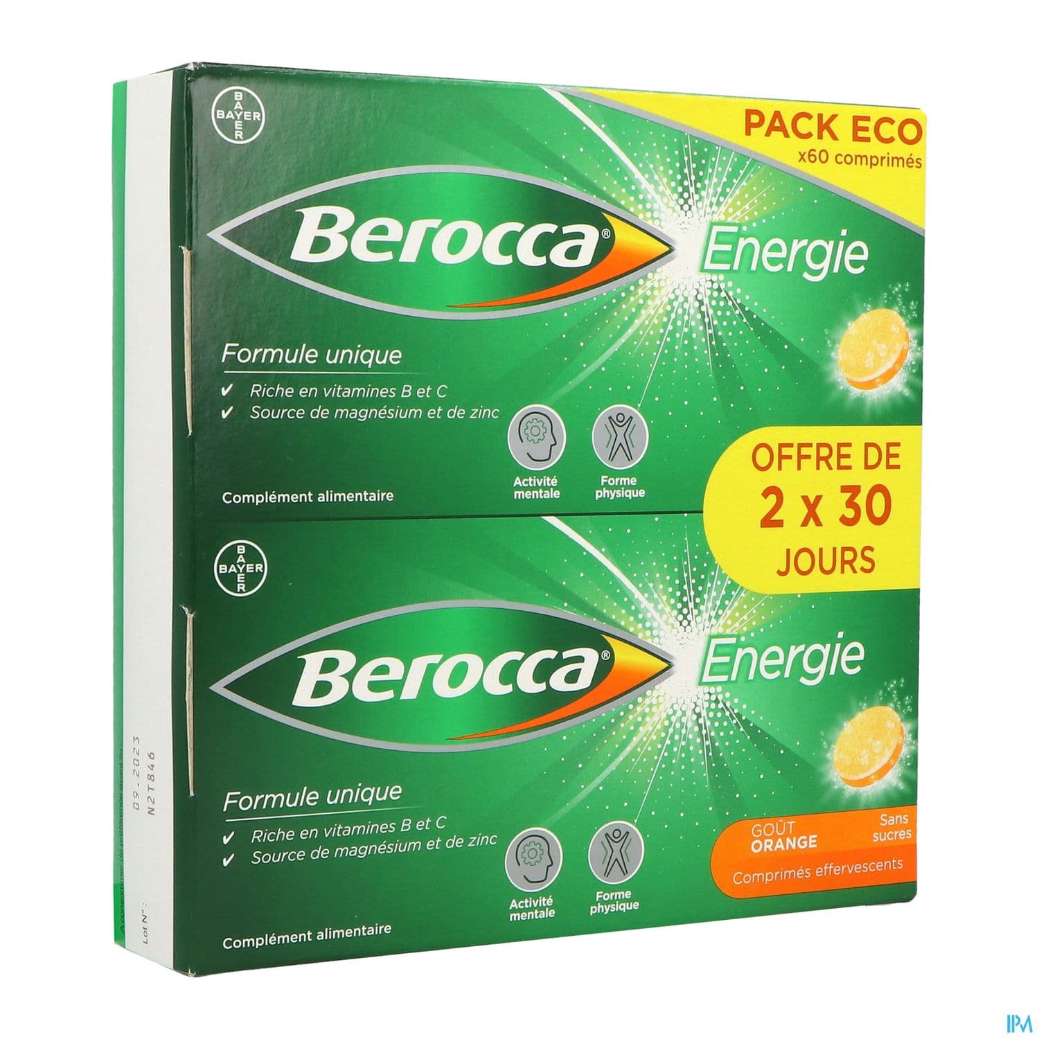 BEROCCA ENERGIE ORANGE CPR EFF 60