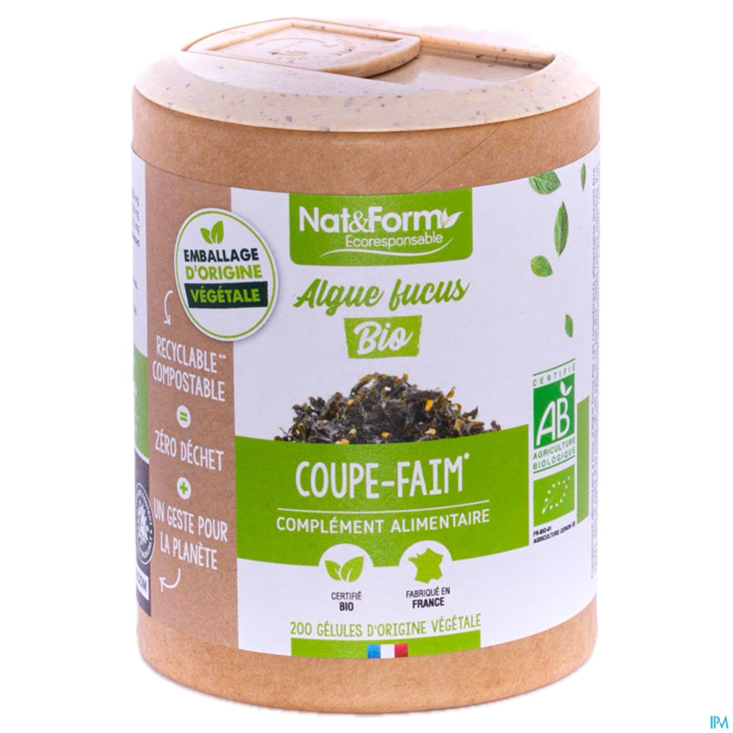 Nat Et Form Ecoresponsable Algue Fucus Bio Gelule Vegetale 200
