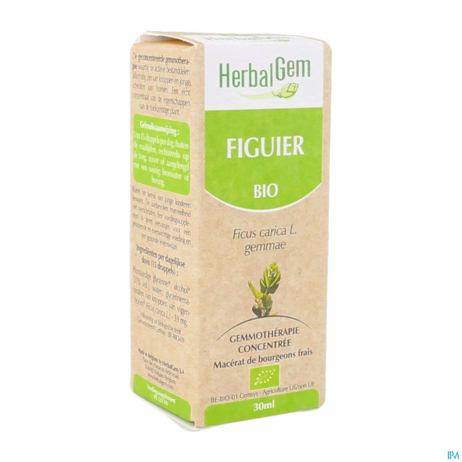 Herbalgem Figuier Bourgeon Macerat Glycer Bio 30ml