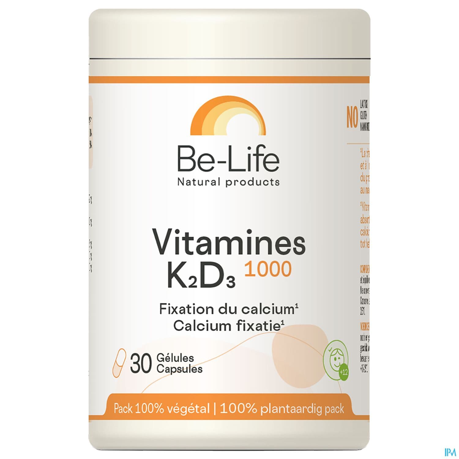 BE-LIFE VIT K2 D3 1000 GELUL 30