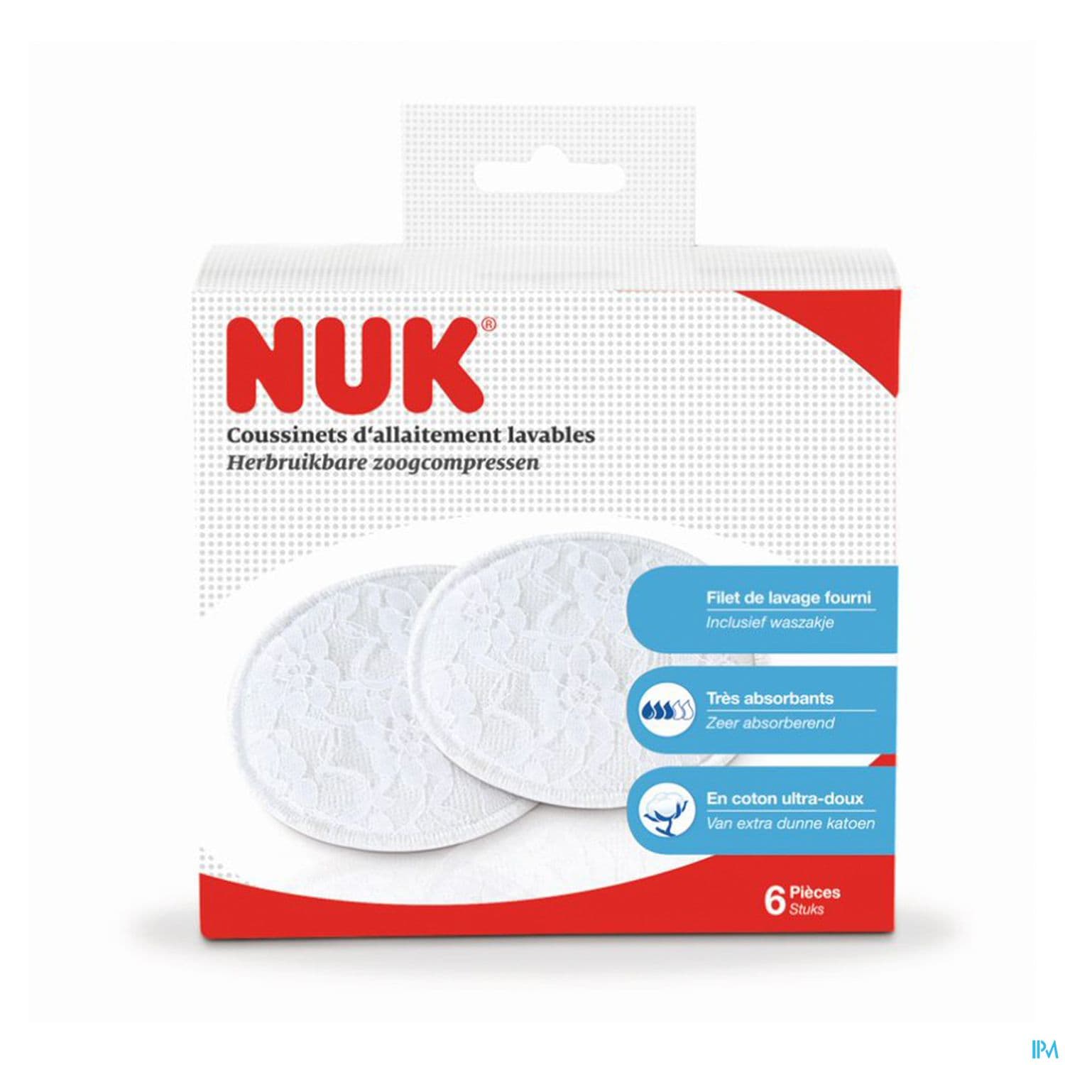 Nuk Coussinets Lavable X6