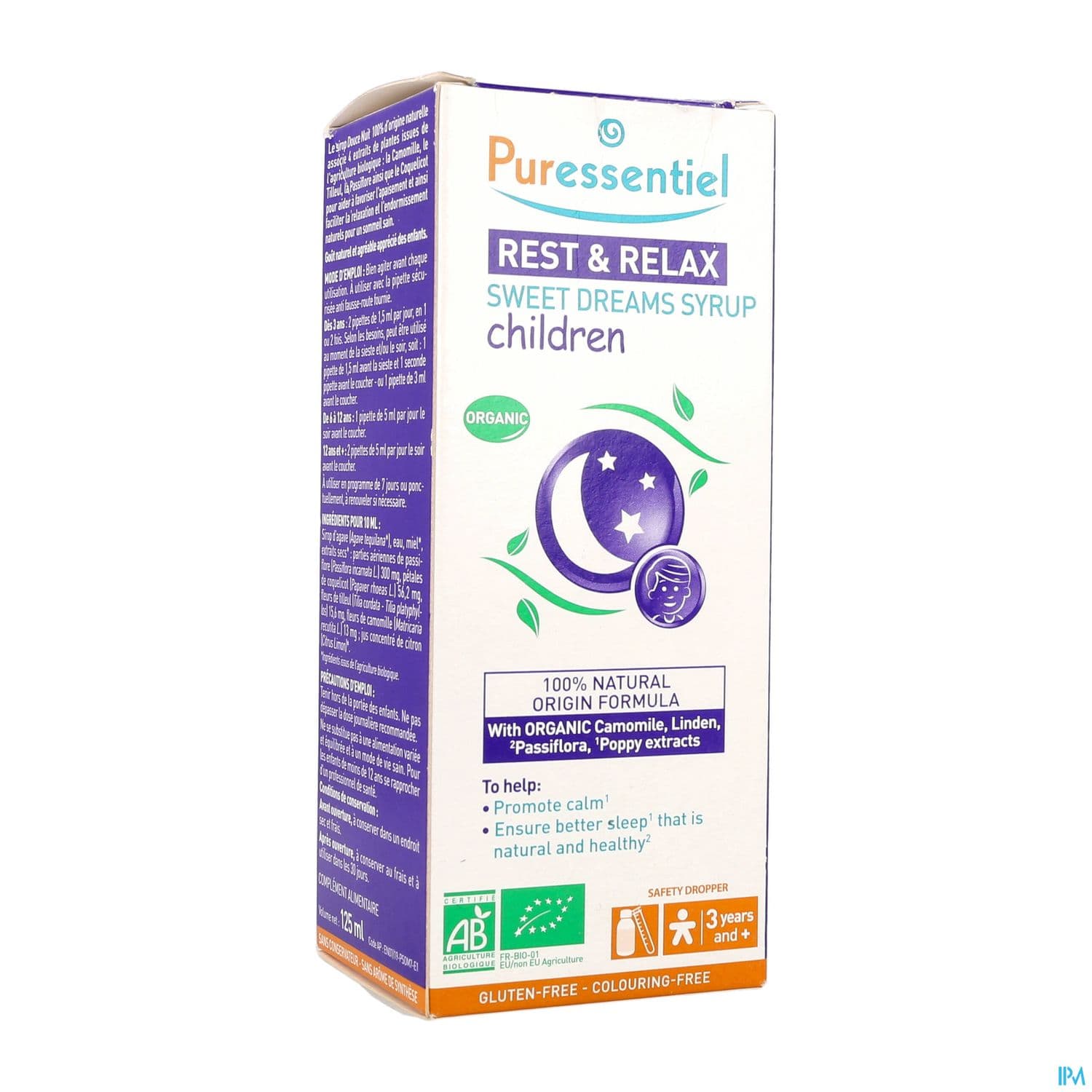 PURESSENTIEL DOUCE NUIT ENF 125ML