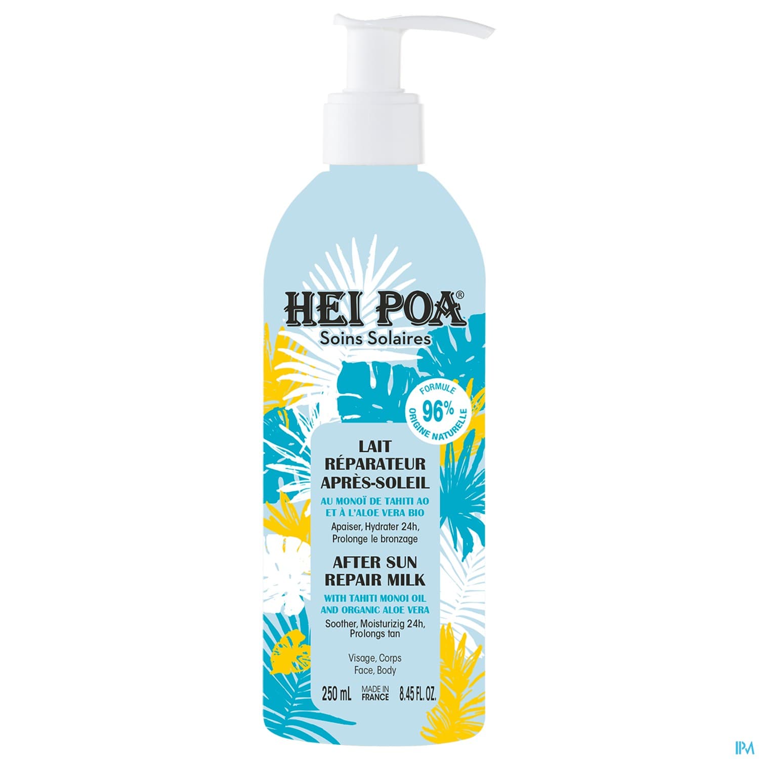 HEIPOA LAIT REPARAT AP/SOL 250ML