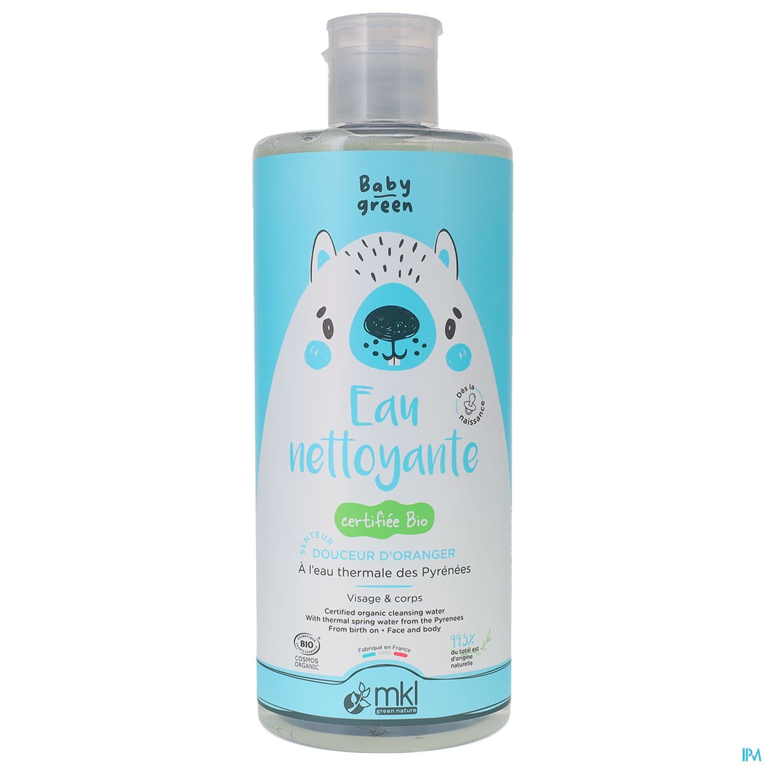 MKL BABY GREEN EAU NETT BIO 1L