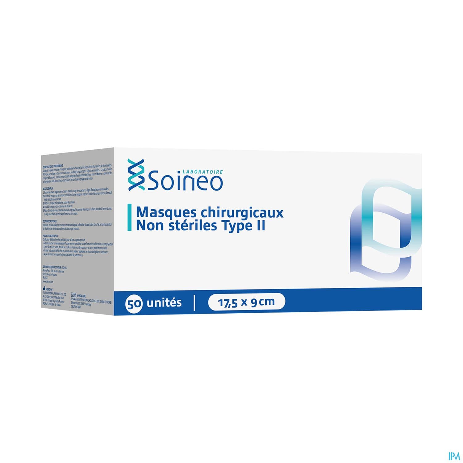 Soineo Masque Chirurgical Adulte Type 2 50