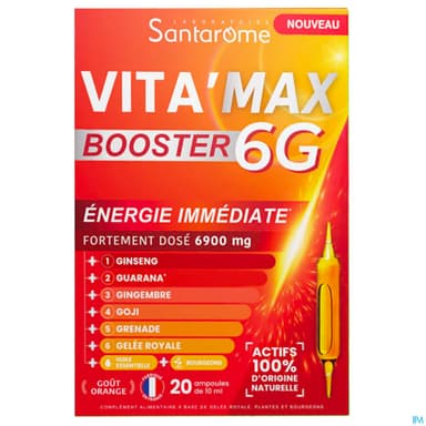 Santarome Vita'max Booster 6g Ampoule 20