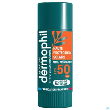 Dermophil Indien Stick Levres Haute Protection Solaire Fps 50 4g