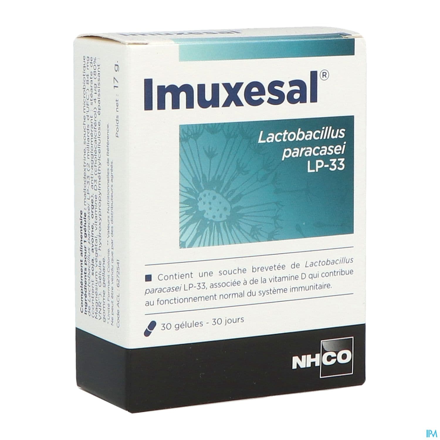 Nhco Imuxesal Lp 33 Actif Biologique Gelule 30