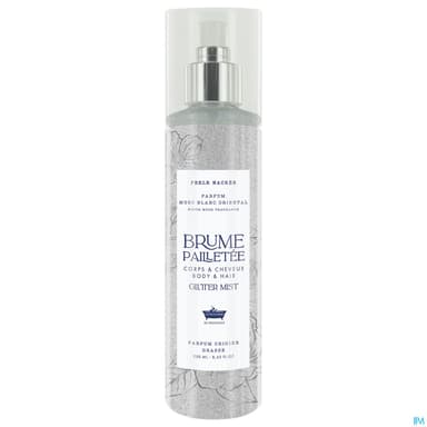 Les Petits Bains De Provence Brume Pailletee Perle Nacree Musc Blanc 250ml