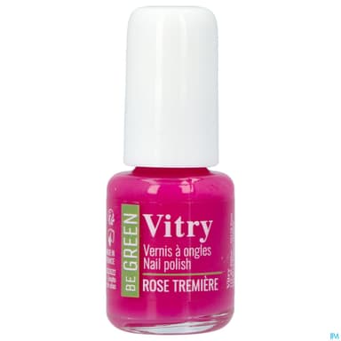 Vitry Be Green Vernis Ongles Rose Tremiere 6ml