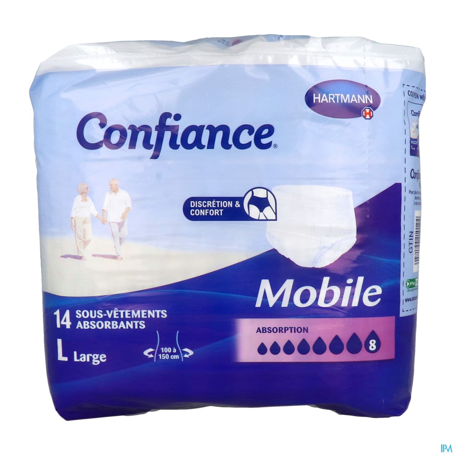 CONFIANCE MOBIL SLIP ABSOR 8G L 14