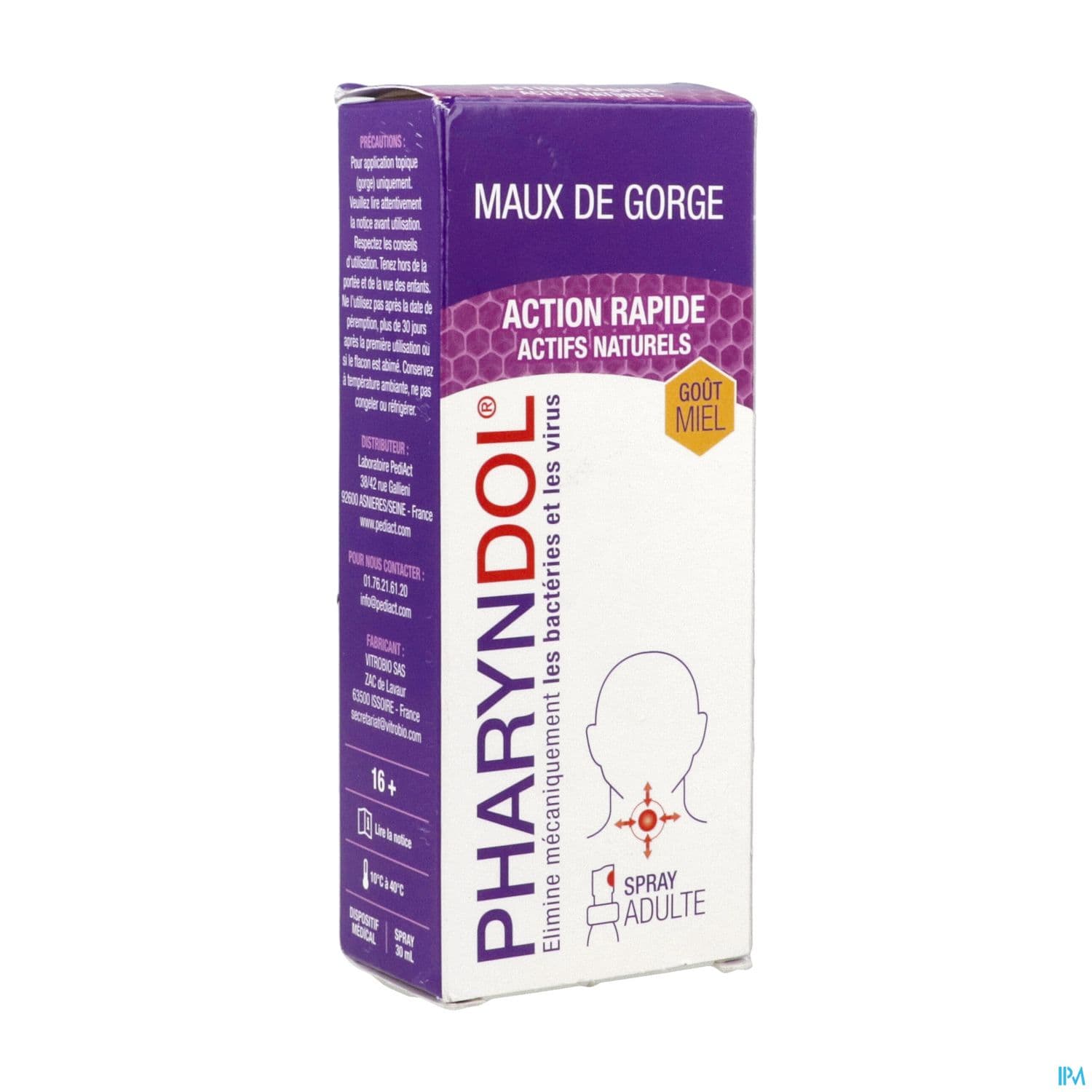 PHARYNDOL ADULTE SPRAY GORGE 30ML